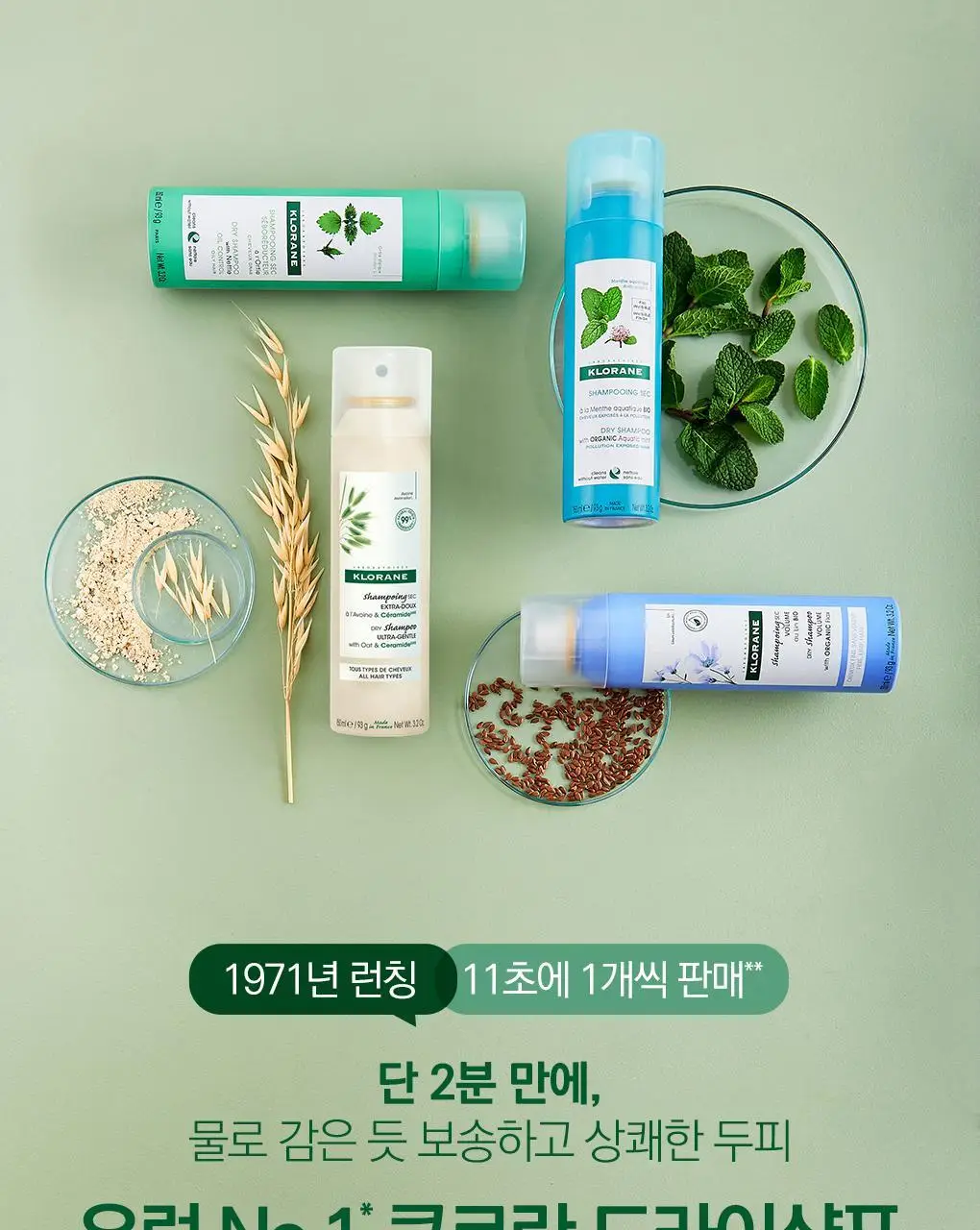 [지성두피&쿨링] 클로란 드라이샴푸 150ml 2종 (쿨세범/노세범) 상세페이지 9